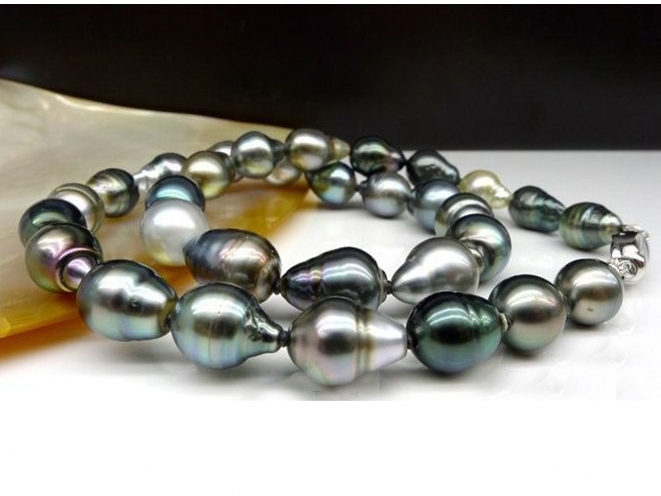 9 to 11 mm Baroque Tahitian Pearl Necklace